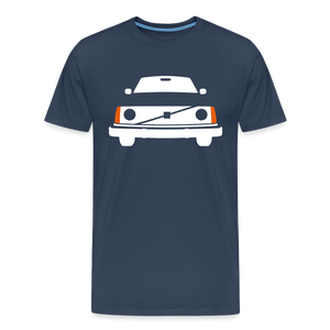 CLASSIC CAR SHIRT: 245 (white) - Navy