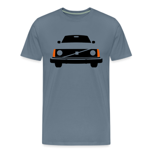 CLASSIC CAR SHIRT: 245 (black) - Blaugrau