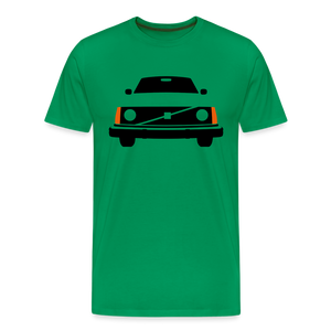 CLASSIC CAR SHIRT: 245 (black) - Kelly Green