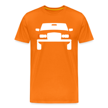 Laden Sie das Bild in den Galerie-Viewer, CLASSIC CAR SHIRT: 123 (white) - Orange
