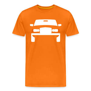 CLASSIC CAR SHIRT: 123 (white) - Orange