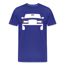 Laden Sie das Bild in den Galerie-Viewer, CLASSIC CAR SHIRT: 123 (white) - Königsblau