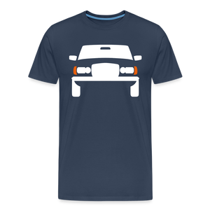 CLASSIC CAR SHIRT: 123 (white) - Navy
