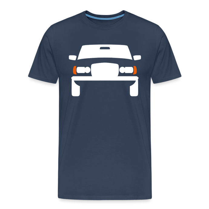 CLASSIC CAR SHIRT: 123 (white) - Navy
