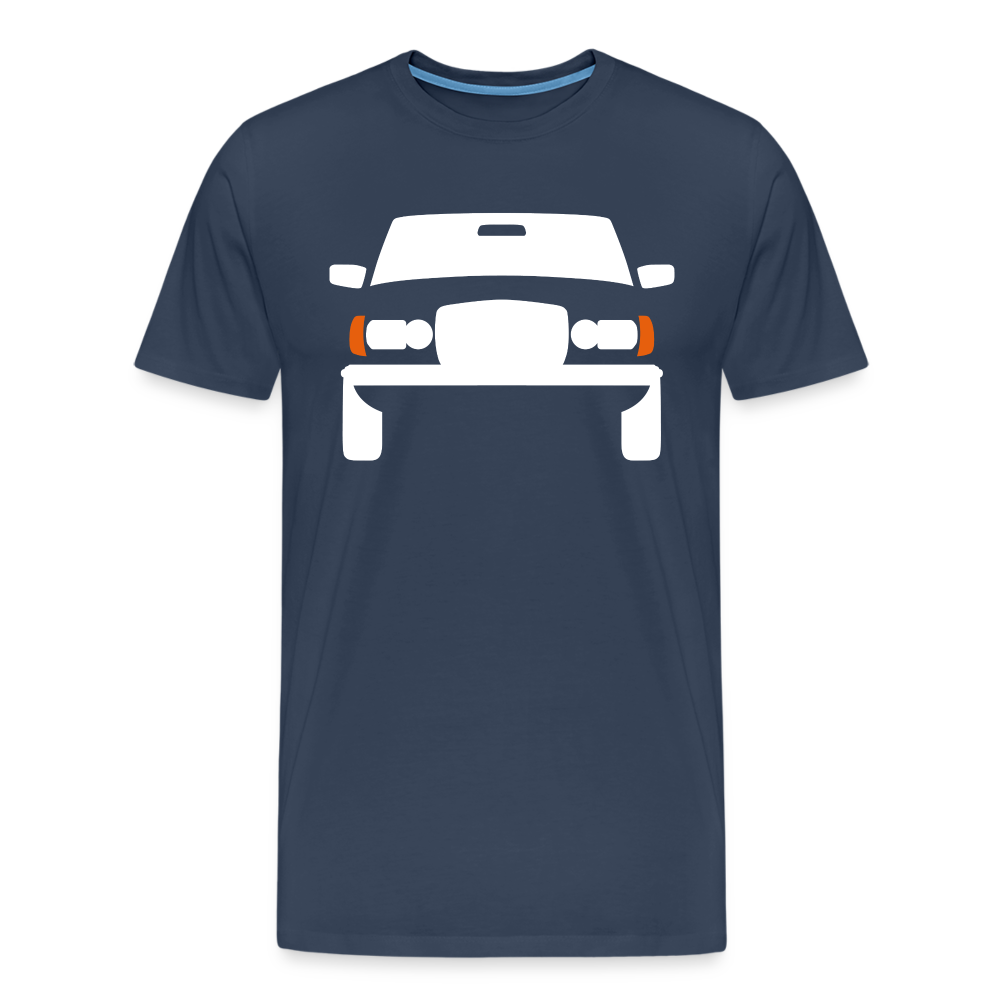CLASSIC CAR SHIRT: 123 (white) - Navy