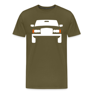 CLASSIC CAR SHIRT: 123 (white) - Khaki