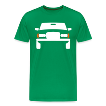 Laden Sie das Bild in den Galerie-Viewer, CLASSIC CAR SHIRT: 123 (white) - Kelly Green