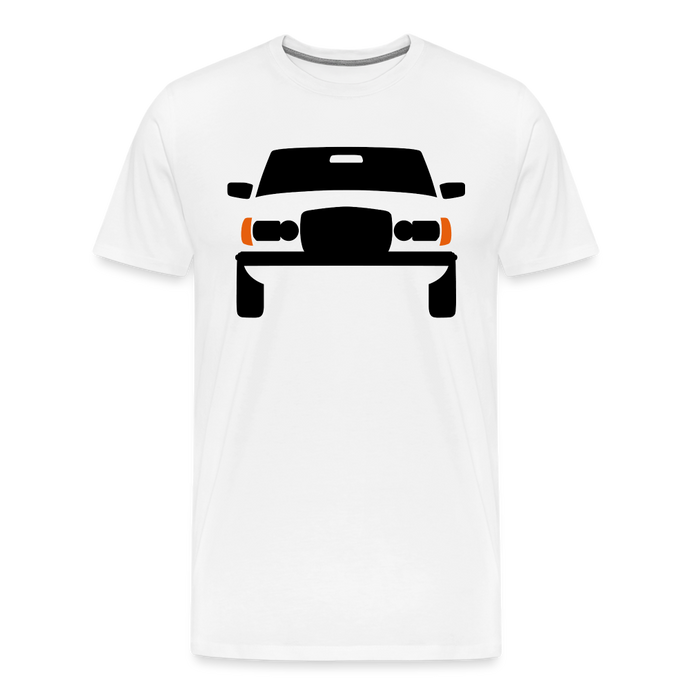 CLASSIC CAR SHIRT: 123 (black) - weiß