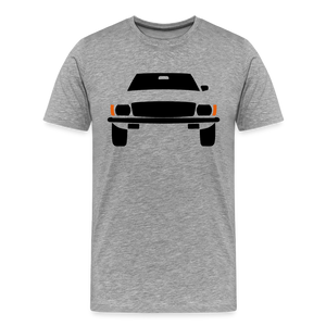 CLASSIC CAR SHIRT: 107 (black) - Grau meliert