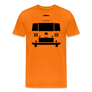 CLASSIC CAR SHIRT: AIR (black) - Orange