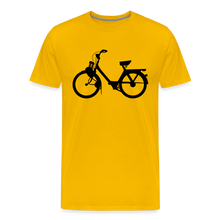 Laden Sie das Bild in den Galerie-Viewer, CLASSIC CAR SHIRT: SOLEX (black) - Sonnengelb