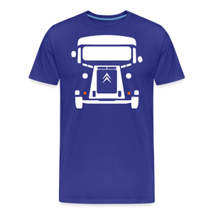 CLASSIC CAR SHIRT: NEZ (white) - Königsblau