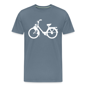 CLASSIC CAR SHIRT: SOLEX (white) - Blaugrau