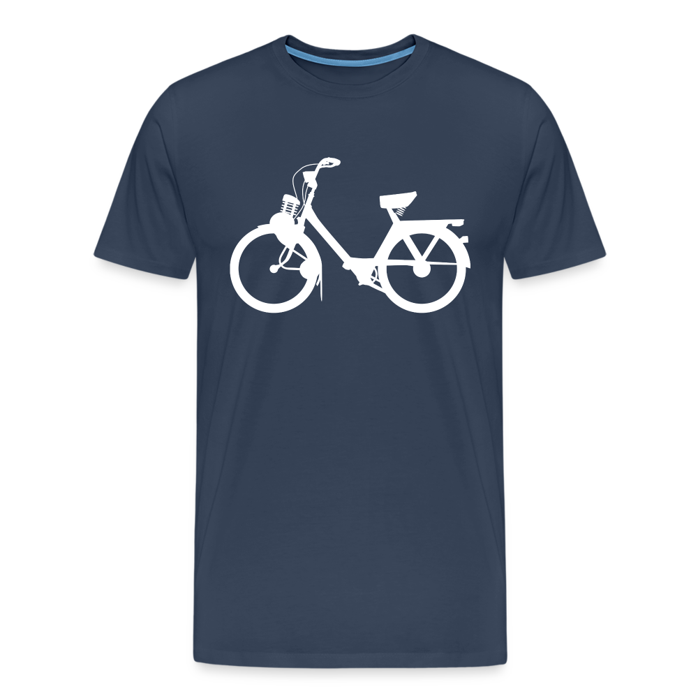 CLASSIC CAR SHIRT: SOLEX (white) - Navy