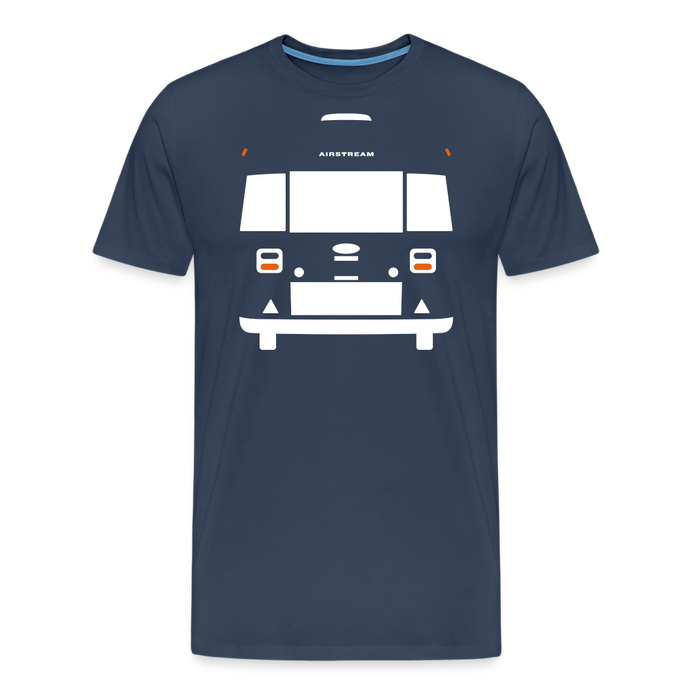 CLASSIC CAR SHIRT: AIR (white) - Navy