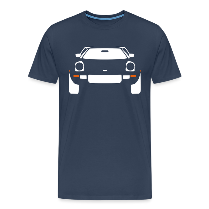 CLASSIC CAR SHIRT: STRATOS (white) - Navy