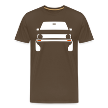 Laden Sie das Bild in den Galerie-Viewer, CLASSIC CAR SHIRT: GEHTEHIH (white) - Edelbraun