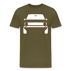 CLASSIC CAR SHIRT: GEHTEHIH (white) - Khaki