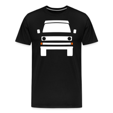 Laden Sie das Bild in den Galerie-Viewer, CLASSIC CAR SHIRT: DREI (white) - Schwarz