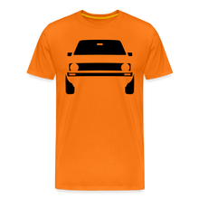Laden Sie das Bild in den Galerie-Viewer, CLASSIC CAR SHIRT: GEHTEHIH (black) - Orange