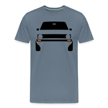 Laden Sie das Bild in den Galerie-Viewer, CLASSIC CAR SHIRT: GEHTEHIH (black) - Blaugrau