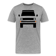 Laden Sie das Bild in den Galerie-Viewer, CLASSIC CAR SHIRT: DREI (black) - Grau meliert
