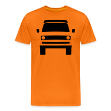 Laden Sie das Bild in den Galerie-Viewer, CLASSIC CAR SHIRT: DREI (black) - Orange