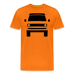 CLASSIC CAR SHIRT: DREI (black) - Orange
