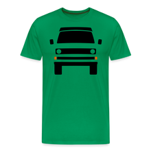 Laden Sie das Bild in den Galerie-Viewer, CLASSIC CAR SHIRT: DREI (black) - Kelly Green