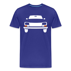 CLASSIC CAR SHIRT: 304 (white) - Königsblau