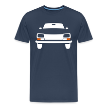 Laden Sie das Bild in den Galerie-Viewer, CLASSIC CAR SHIRT: 304 (white) - Navy