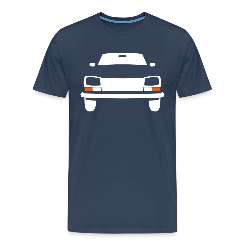 CLASSIC CAR SHIRT: 304 (white) - Navy
