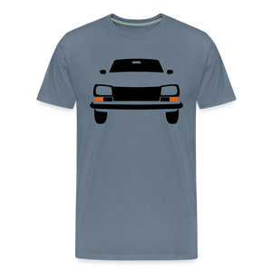 CLASSIC CAR SHIRT: 304 (black) - Blaugrau