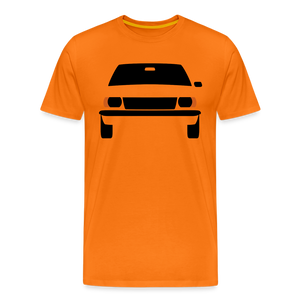 CLASSIC CAR SHIRT: ASCO B (black) - Orange