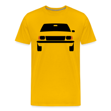 Laden Sie das Bild in den Galerie-Viewer, CLASSIC CAR SHIRT: ASCO B (black) - Sonnengelb