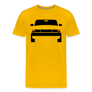 CLASSIC CAR SHIRT: 900 (black) - Sonnengelb