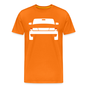 CLASSIC CAR SHIRT: 900 (white) - Orange