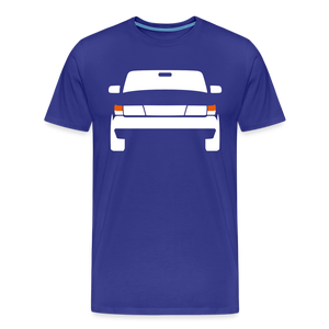 CLASSIC CAR SHIRT: 900 (white) - Königsblau