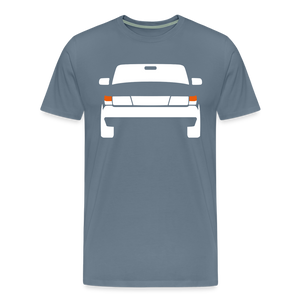 CLASSIC CAR SHIRT: 900 (white) - Blaugrau