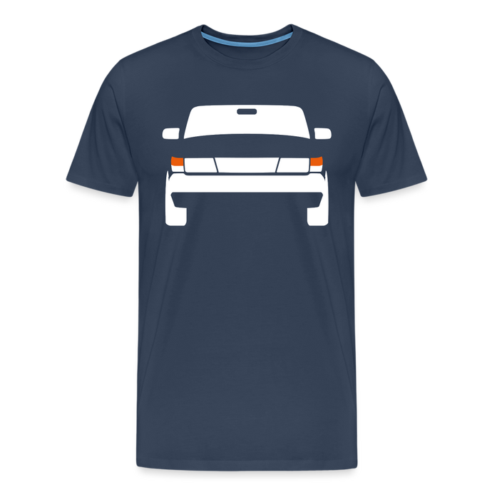 CLASSIC CAR SHIRT: 900 (white) - Navy