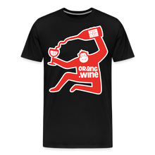 Laden Sie das Bild in den Galerie-Viewer, WEIN SHIRT: ORANG.WINE - Schwarz