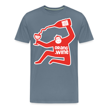 Laden Sie das Bild in den Galerie-Viewer, WEIN SHIRT: ORANG.WINE - Blaugrau