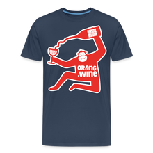 Laden Sie das Bild in den Galerie-Viewer, WEIN SHIRT: ORANG.WINE - Navy