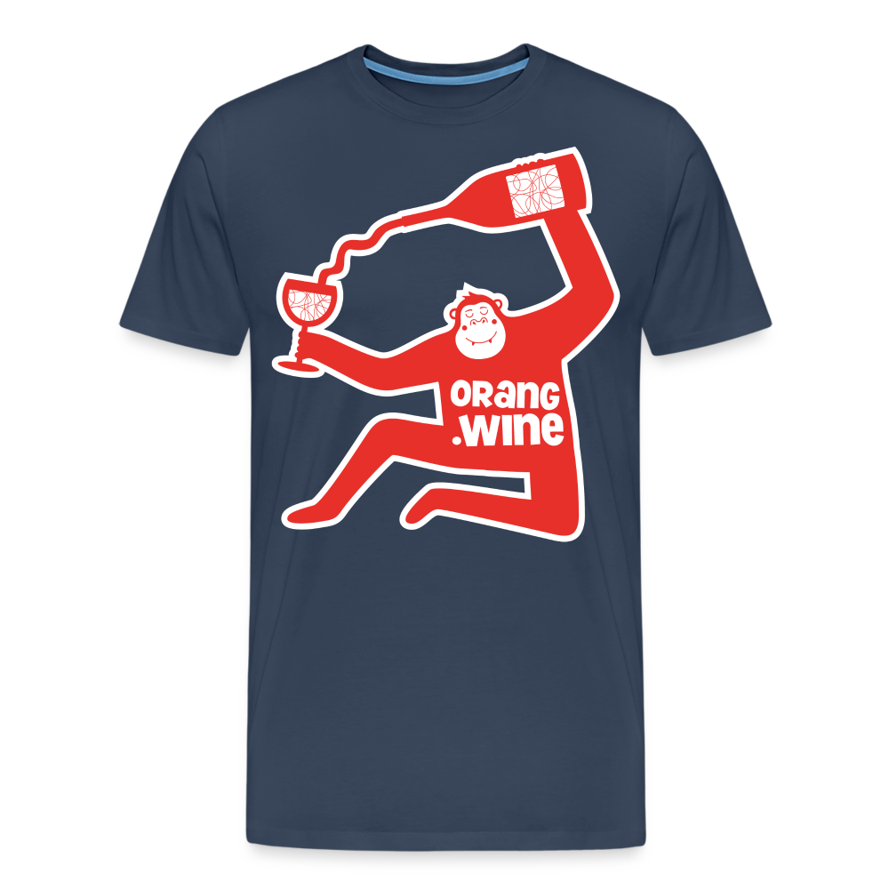 WEIN SHIRT: ORANG.WINE - Navy