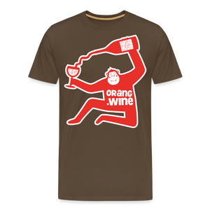 WEIN SHIRT: ORANG.WINE - Edelbraun