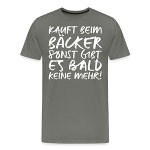 MEME SHIRT: KAUFT BEIM BÄCKER (white) - Asphalt