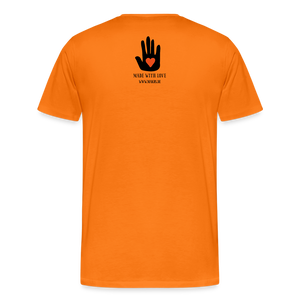 MEME SHIRT: KAUFT BEIM BÄCKER (black) - Orange