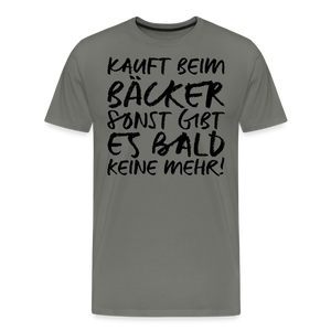 MEME SHIRT: KAUFT BEIM BÄCKER (black) - Asphalt