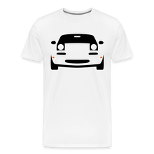 Laden Sie das Bild in den Galerie-Viewer, CLASSIC CAR SHIRT: MIATA (black) - weiß