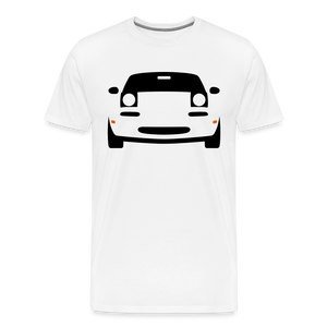 CLASSIC CAR SHIRT: MIATA (black) - weiß
